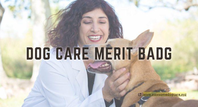 Dog Care Merit Badge