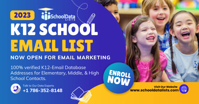 k 12 email list