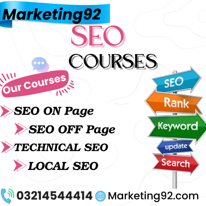 Marketing92 (6) SEO courses Lahore