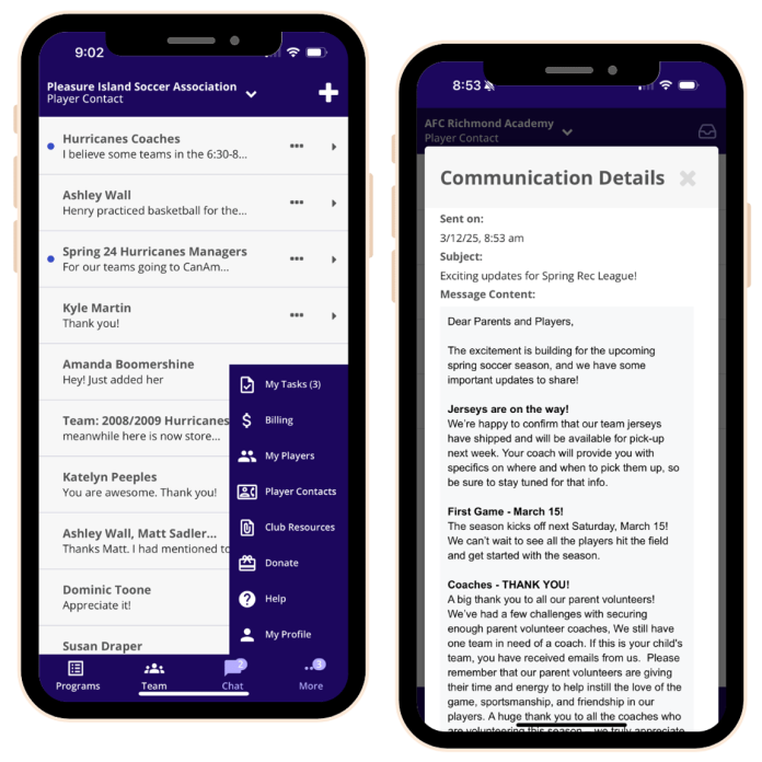 League Management System