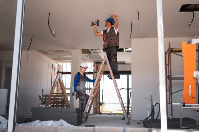 ceiling light installation