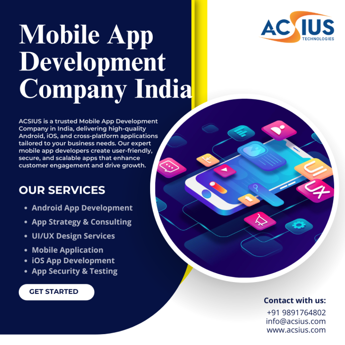 Mobile App Development Company mobile app development company india