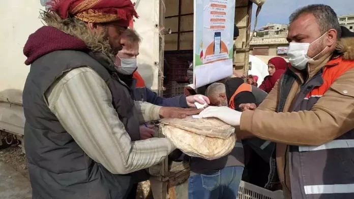 NGO donation for Syria