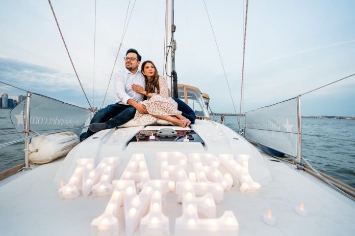 Luxury Yacht Proposal in Dubai