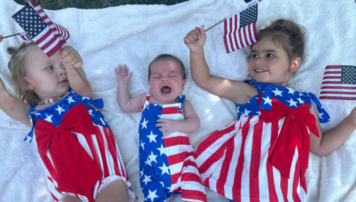 4th of july baby image