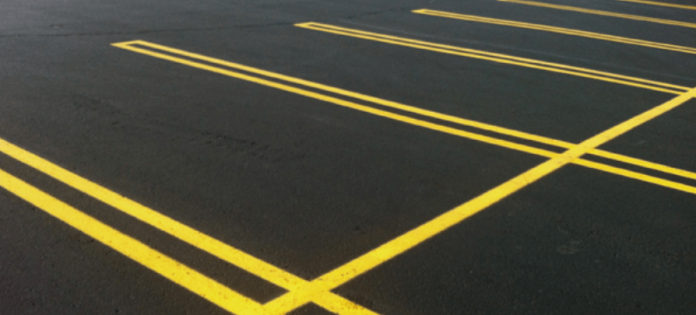 professional pavement line striping