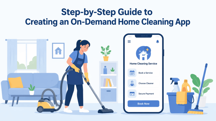 Step-by-Step Guide to Creating an On-Demand Home Cleaning App Step-by-Step Guide to Creating an On-Demand Home Cleaning App