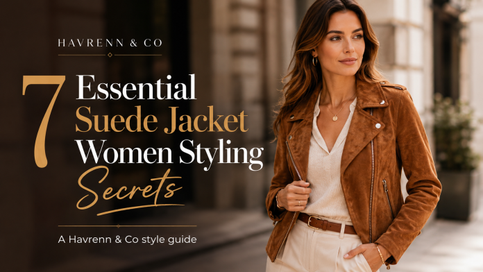 suede womens jacket