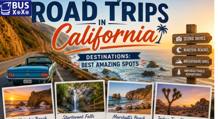 Exploring Road Trips in California Destinations Best Amazing Spots
