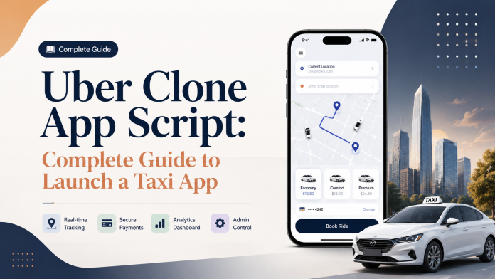 Uber Clone App Script Complete Guide to Launch a Taxi App Uber Clone App Script Complete Guide to Launch a Taxi App