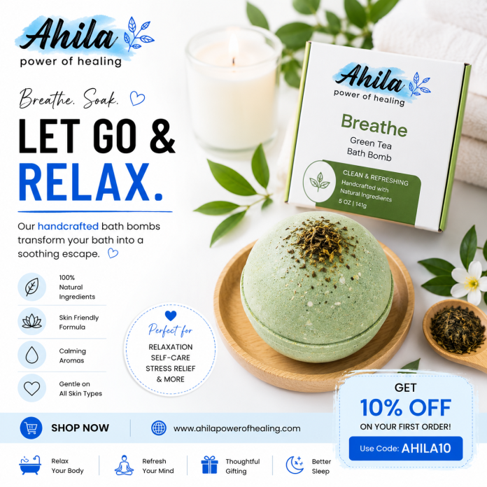 Holistic Bath Bombs in USA for Mental Wellness