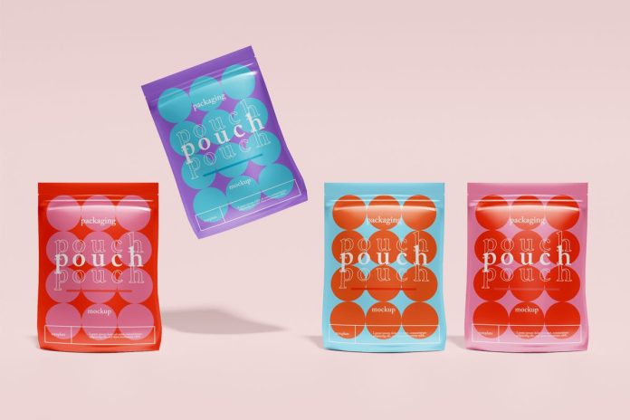 Printed lay flat pouches