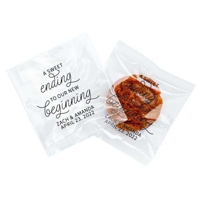 Custom clear cookie bags