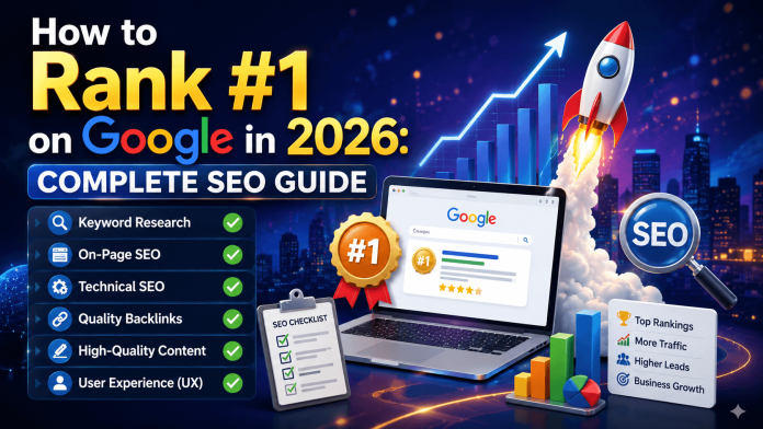 How to Rank #1 on Google in 2026: Complete SEO Guide How to Rank #1 on Google in 2026: Complete SEO Guide