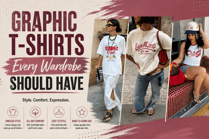 Graphic T-Shirts Every Wardrobe Should Have in Pakistan Graphic T-Shirts Every Wardrobe Should Have in Pakistan