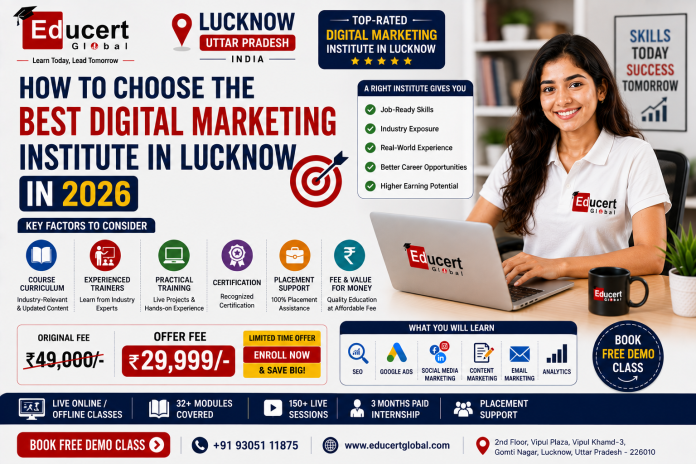 How to Choose the Best Digital Marketing Institute in Lucknow in 2026