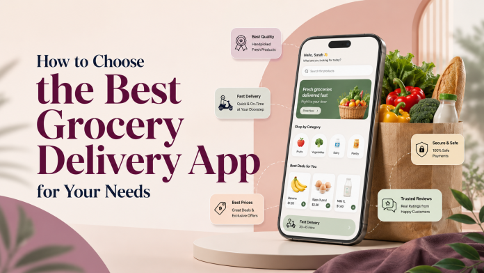 How to Choose the Best Grocery Delivery App for Your Needs