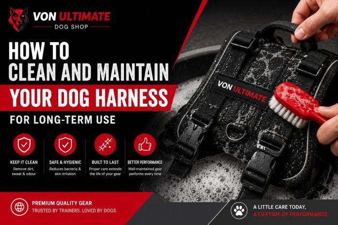 cleaning harness Clean and Maintain Your Dog Harness
