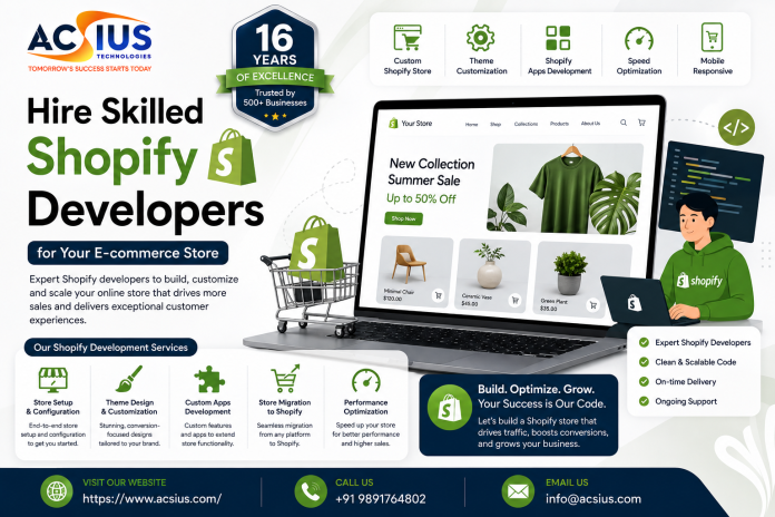 hire professional shopify developers
