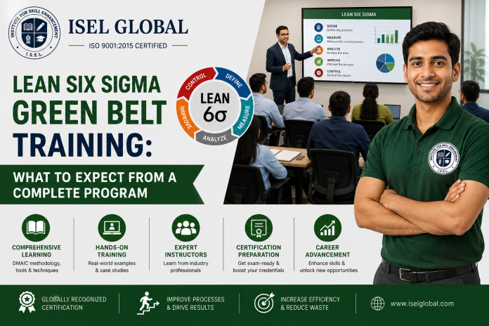 Lean Six Sigma Green Belt Training: What to Expect from a Complete Program