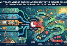 Why Multi-Vendor Coordination Creates the Biggest Delays in Commercial Solar Panel Installation Services commercial solar panel installation services