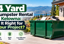 4 Yard Dumpster Rental in Kelowna: Is It Right for Your Project?