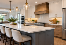 Bright Modern Farmhouse Kitchen