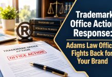 Trademark Office Action Response: Adams Law Office Fights Back for Your Brand Trademark Office Action Response