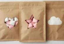 Custom Marshmallow Mylar Bags For Fresh Sweet Snacks Custom Marshmallow Packaging Bags