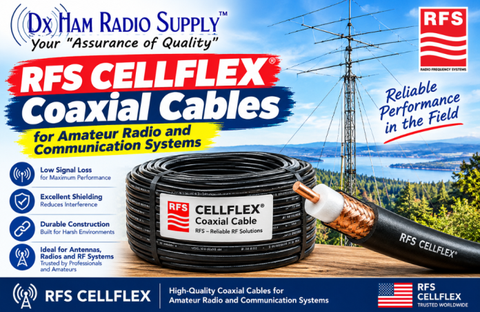 RFS CellFlex Coaxial Cables for Amateur Radio image