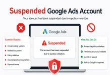 Suspended Google Ads Account