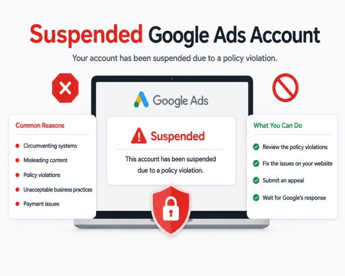Suspended Google Ads Account