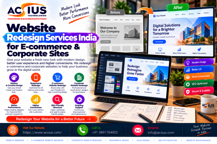 Website Redesign Services India
