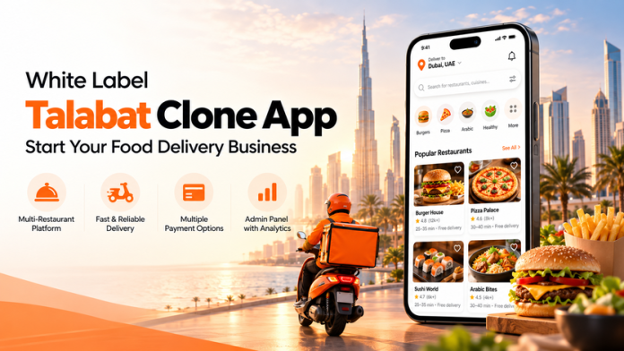 White Label Talabat Clone App: Start Your Food Delivery Business