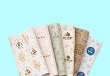 Custom parchment paper for food